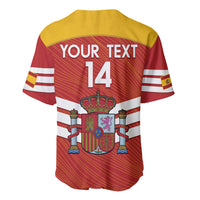 Custom Spain Football Baseball Jersey Summer 2024 La Roja - Wonder Print Shop