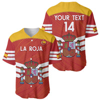 Custom Spain Football Baseball Jersey Summer 2024 La Roja - Wonder Print Shop