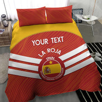 Custom Spain Football Bedding Set Summer 2024 La Roja - Wonder Print Shop