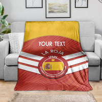 Custom Spain Football Blanket Summer 2024 Olympic La Roja