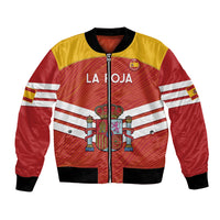 Custom Spain Football Bomber Jacket Summer 2024 La Roja - Wonder Print Shop