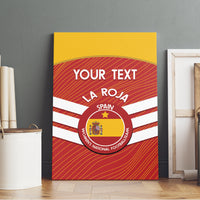 Custom Spain Football Canvas Wall Art Summer 2024 La Roja - Wonder Print Shop
