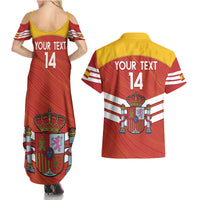 Custom Spain Football Couples Matching Summer Maxi Dress and Hawaiian Shirt Summer 2024 La Roja - Wonder Print Shop