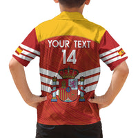 Custom Spain Football Family Matching Tank Maxi Dress and Hawaiian Shirt Summer 2024 La Roja - Wonder Print Shop