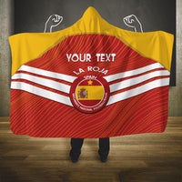 Custom Spain Football Hooded Blanket Summer 2024 Olympic La Roja