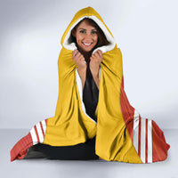 Custom Spain Football Hooded Blanket Summer 2024 Olympic La Roja