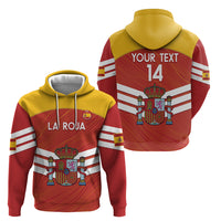 Custom Spain Football Hoodie Summer 2024 La Roja - Wonder Print Shop