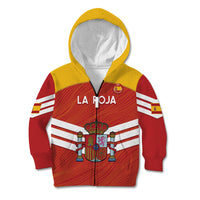 Custom Spain Football Kid Hoodie Summer 2024 La Roja - Wonder Print Shop