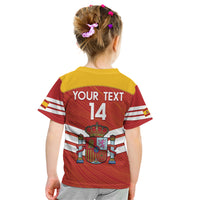 Custom Spain Football Kid T Shirt Summer 2024 La Roja - Wonder Print Shop