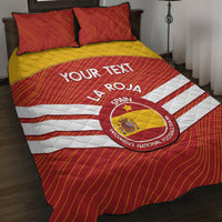 Custom Spain Football Quilt Bed Set Summer 2024 La Roja - Wonder Print Shop
