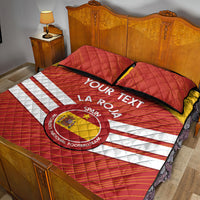 Custom Spain Football Quilt Bed Set Summer 2024 La Roja - Wonder Print Shop