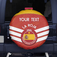 Custom Spain Football Spare Tire Cover Summer 2024 La Roja - Wonder Print Shop