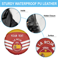 Custom Spain Football Spare Tire Cover Summer 2024 La Roja - Wonder Print Shop