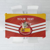 Custom Spain Football Tablecloth Summer 2024 La Roja - Wonder Print Shop