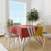 Custom Spain Football Tablecloth Summer 2024 La Roja - Wonder Print Shop