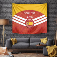 Custom Spain Football Tapestry Summer 2024 La Roja - Wonder Print Shop