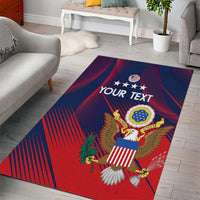 Custom United States Soccer Area Rug Summer 2024 Go USA - Wonder Print Shop