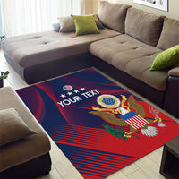 Custom United States Soccer Area Rug Summer 2024 Go USA - Wonder Print Shop