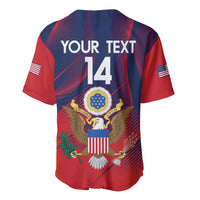 Custom United States Soccer Baseball Jersey Summer 2024 Go USA - Wonder Print Shop