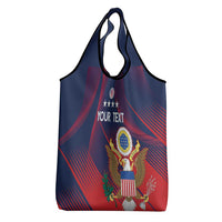 Custom United States Soccer Grocery Bag Summer 2024 Olympic Go USA