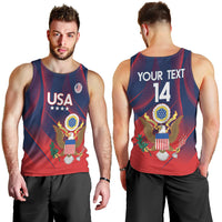 Custom United States Soccer Men Tank Top Summer 2024 Go USA - Wonder Print Shop
