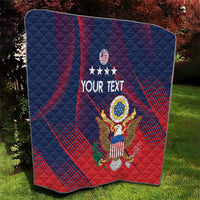 Custom United States Soccer Quilt Summer 2024 Go USA - Wonder Print Shop