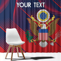 Custom United States Soccer Window Curtain Summer 2024 Go USA - Wonder Print Shop