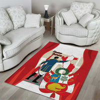 Peru Independence Day Area Rug Jose de San Martin Fiestas Patrias