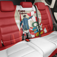 Peru Independence Day Back Car Seat Cover Jose de San Martin Fiestas Patrias