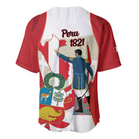 Peru Independence Day Baseball Jersey Jose de San Martin Fiestas Patrias