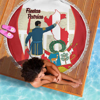 Peru Independence Day Beach Blanket Jose de San Martin Fiestas Patrias