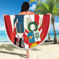 Peru Independence Day Beach Blanket Jose de San Martin Fiestas Patrias