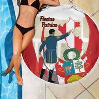 Peru Independence Day Beach Blanket Jose de San Martin Fiestas Patrias