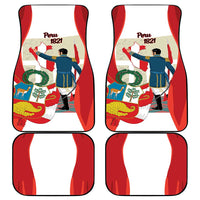 Peru Independence Day Car Mats Jose de San Martin Fiestas Patrias