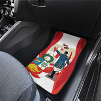 Peru Independence Day Car Mats Jose de San Martin Fiestas Patrias