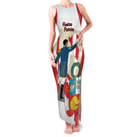 Peru Independence Day Family Matching Tank Maxi Dress and Hawaiian Shirt Jose de San Martin Fiestas Patrias