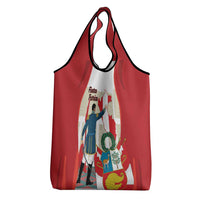 Peru Independence Day Grocery Bag Jose de San Martin Fiestas Patrias