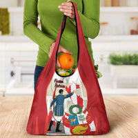 Peru Independence Day Grocery Bag Jose de San Martin Fiestas Patrias
