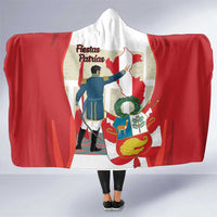 Peru Independence Day Hooded Blanket Jose de San Martin Fiestas Patrias