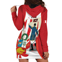 Peru Independence Day Hoodie Dress Jose de San Martin Fiestas Patrias