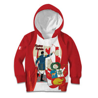 Peru Independence Day Kid Hoodie Jose de San Martin Fiestas Patrias