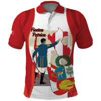 Peru Independence Day Polo Shirt Jose de San Martin Fiestas Patrias