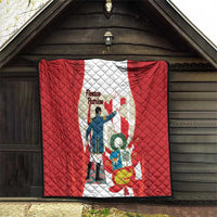Peru Independence Day Quilt Jose de San Martin Fiestas Patrias