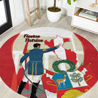 Peru Independence Day Round Carpet Jose de San Martin Fiestas Patrias