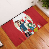 Peru Independence Day Rubber Doormat Jose de San Martin Fiestas Patrias