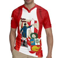 Peru Independence Day Rugby Jersey Jose de San Martin Fiestas Patrias