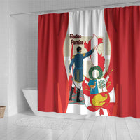 Peru Independence Day Shower Curtain Jose de San Martin Fiestas Patrias
