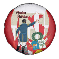 Peru Independence Day Spare Tire Cover Jose de San Martin Fiestas Patrias