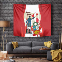 Peru Independence Day Tapestry Jose de San Martin Fiestas Patrias