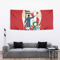 Peru Independence Day Tapestry Jose de San Martin Fiestas Patrias
